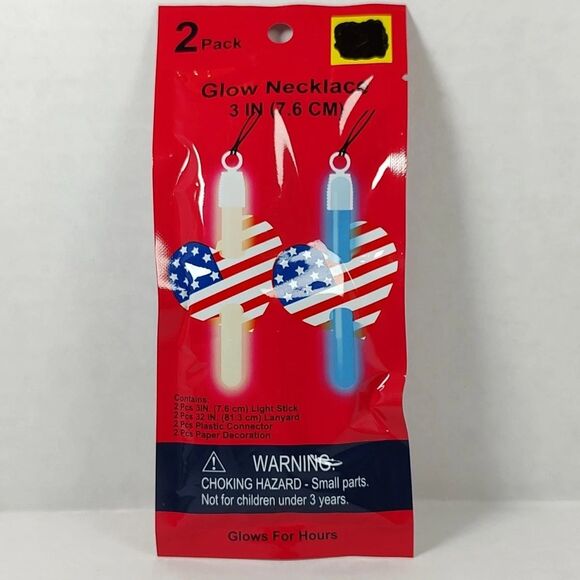 Lot of 52 Glow in the Dark, Glow Stick Holiday Party Jewelry Toys Rings Wand - Picture 7 of 16